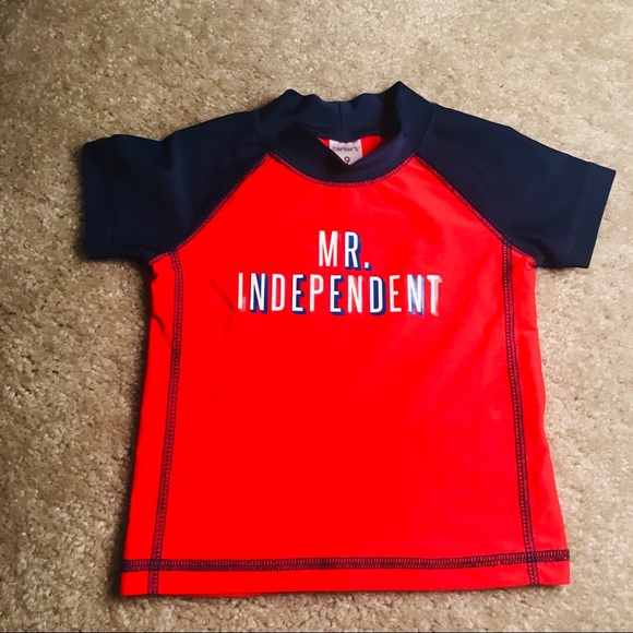 Carter’s infant swimming trunks and rash guard - Picture 2 of 4